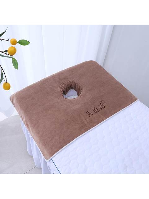 Beauty Salon Bed Cover with Hole, Massage Bed Cover with Hole, Towel with Hole, Bed Sheet with Hole, Bedspread with Hole, Cushion Cover with Hole