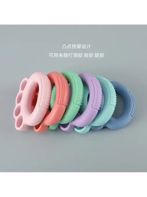 Grip Strength Device with Finger Rings for Elderly People to Exercise Their Palms, Restore Exercise, and Improve Finger Flexibility and Hand Strength at Home