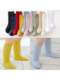 Baby socks spring and autumn new Spanish double-needle pit strips for men and women baby knee-length socks baby stockings 13 colors