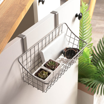 Stainless Steel Balcony Hanging Rack Storage Basket Hanging Basket Bathroom Draining Storage Basket Hook Kitchen Storage Rack