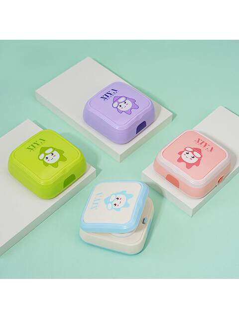 Xiya/Xiya Contact Lens Cleaner Cartoon Contact Lens Case Electric Ultrasonic Cleaner Portable and Silent