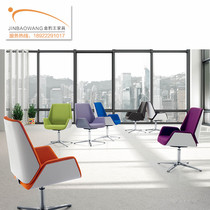 With a large writing board thickened training chair one table chair conference chair reading news reporter lecture computer chair