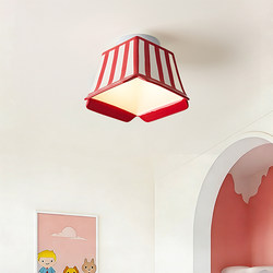 Popcorn Bucket Retro Red Art Deco Foyer Light Creative Personality Corridor Aisle Ceiling Light