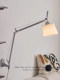 Used ins Italian Tolomeo Arm-Mounted Telescopic Designer Wall Lamp for Living Room, Study, Bedroom, Bedside Reading