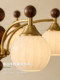 All-Copper American-Style Vintage French Retro Living Room Chandelier, Imported North American Black Walnut Wood, High-Grade Solid Wood for Master Bedroom and Study
