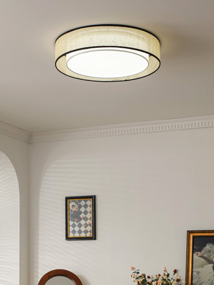Medieval Style Bedroom Ceiling Lamp, Japanese Wabi-Sabi Style, High-End Nordic Modern Minimalist Living Room and Study Lamp