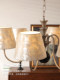 Shell Chandelier, French-Style Living Room Lamp, High-End Vintage Style, High-End Art, Warm Bedroom, Dining Room Main Light, Hall Light