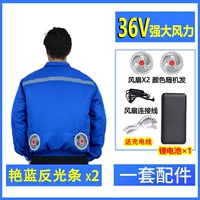 Вентилятор, светоотражающие литиевые батарейки с аксессуарами, 36v, 2 шт