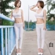 Mềm mượt trong suốt siêu mỏng co giãn gợi cảm mở file miễn phí quần set băng lụa sáng xà cạp quần nhà quần legging cao cấp