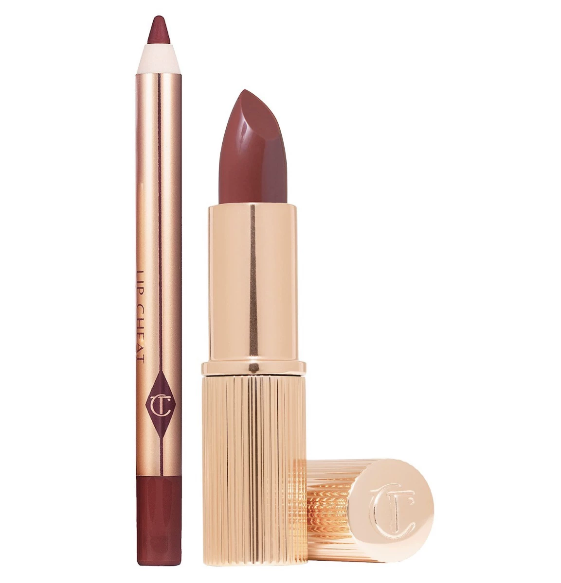 Помада (Charlotte Tilbury) Pillow Talk — наборы помады и карандаша для губ, несколько оттенков и размеров