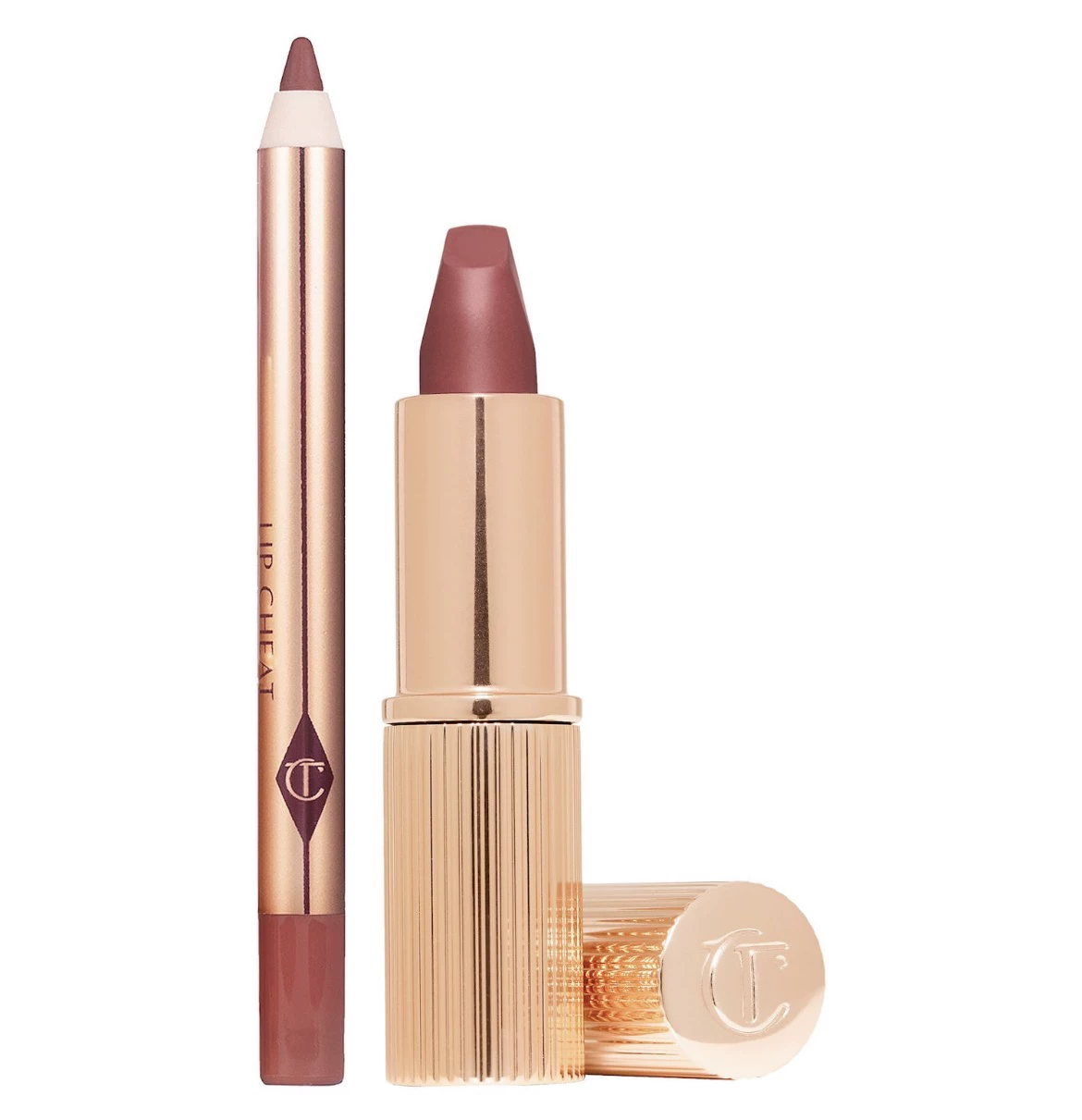 Помада (Charlotte Tilbury) Pillow Talk — наборы помады и карандаша для губ, несколько оттенков и размеров