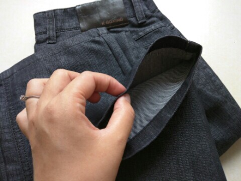 劲霸男装新款直筒商务休闲裤