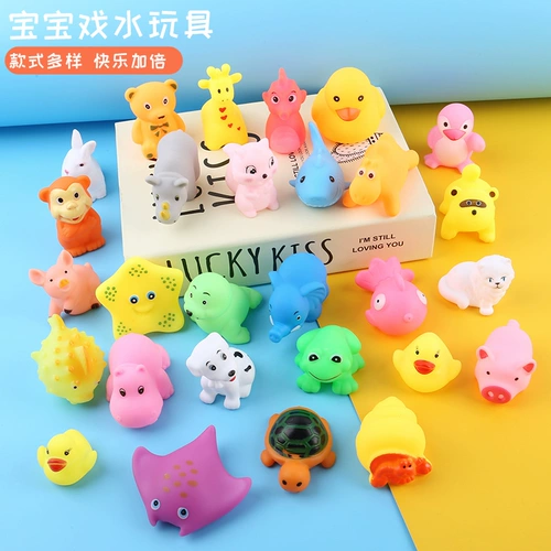 Заводная игрушка для ванны для мальчиков и девочек для игр в воде, антистресс, издает звуки