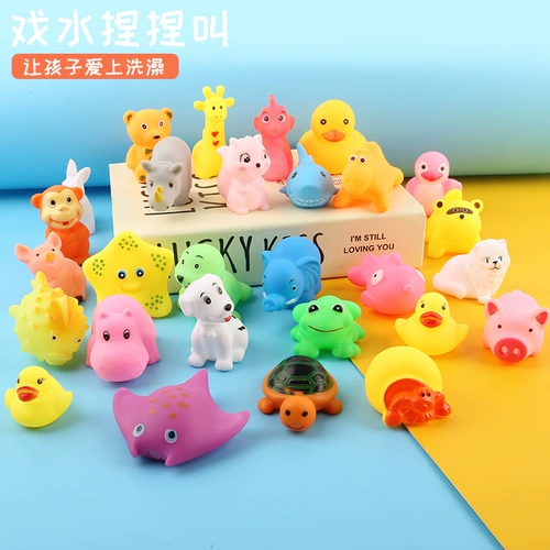 Заводная игрушка для ванны для мальчиков и девочек для игр в воде, антистресс, издает звуки