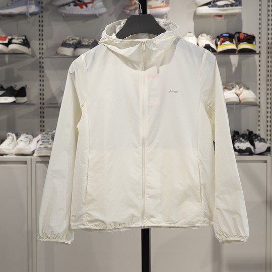 Li Ning sports windbreaker for women 2025 summer new fitness series water-splash-proof loose sunscreen AFDV154