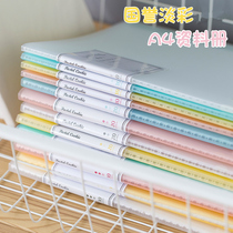 KOKUYO Guoyu Information Book multi-layer folder insert A4 student test paper storage clip office pregnancy check folder