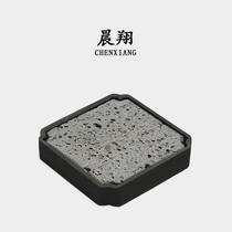 Chenxiang creative volcanic rock pot bearing small round Wujin stone pot holding water storage type Kung Fu Square dry bubble Table Plate