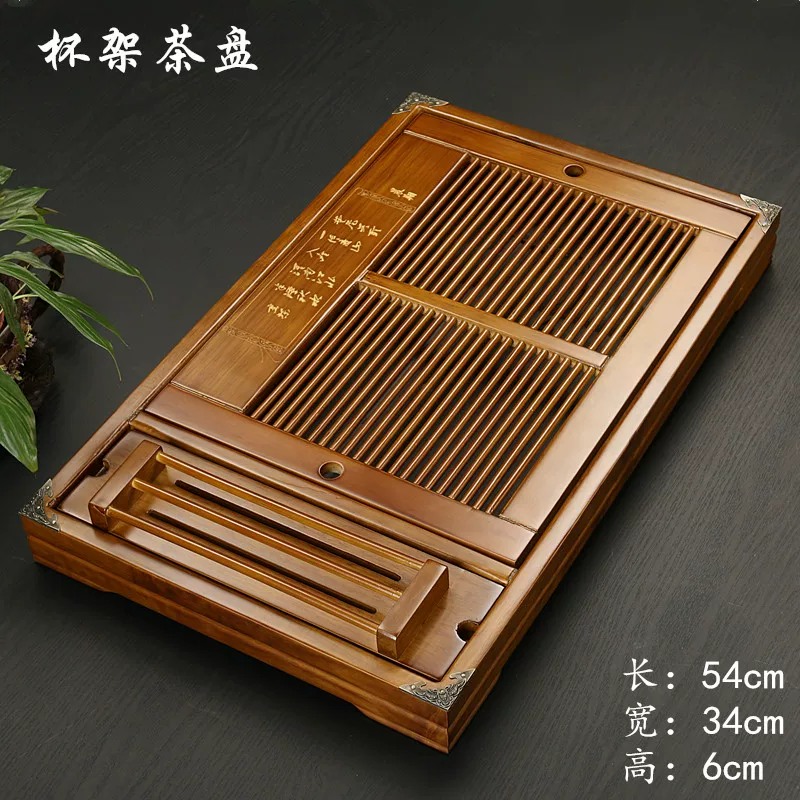Деревянная чайная поднос для чайной церемонии Шэньсян solid wood, набор чая кунг-фу, чайная чаша, чайная чаша, простое хранение воды, миниатюрный маленький поднос для кофе