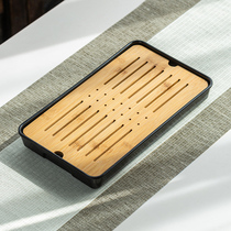 Home minimalist kung fu tea set Tea Tray Set mini water storage melamine dry bubble small tea table Japanese bamboo tea tray