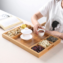 Chenxiang bamboo tray combination tea tray large tea tray tray combination dry bubble table tea pot tea