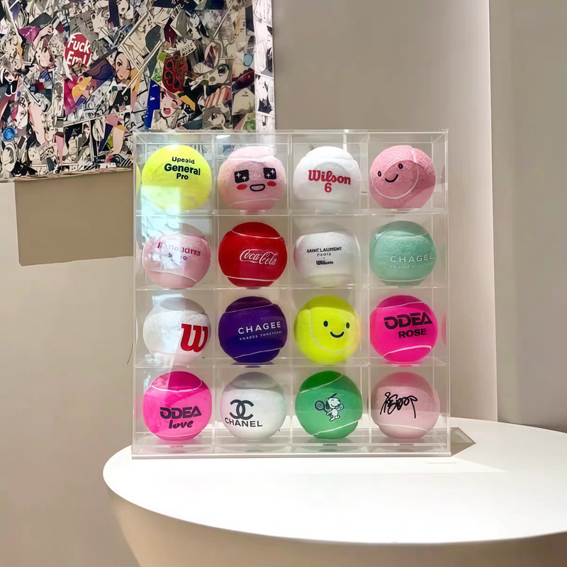 Acrylic Transparent Display Box Can Be Wall-Mounted with a Dust Cover, Storage Rack, Golf Club and Baseball Collection Commemorative Display Stand