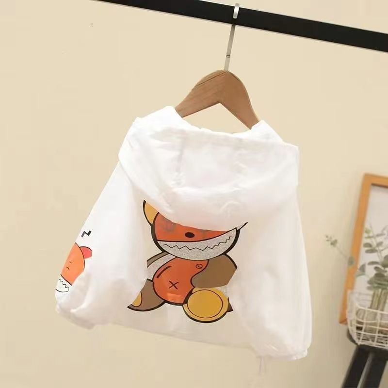 Xinuosi New Summer Sun Protection Clothing for Boys and Girls, Stylish Hooded Tops for Children, Cartoon Jackets for Toddlers and Young Children, Thin Xinuosi New Summer Sun Protection Clothing for Boys and Girls, Stylish Hooded Tops for Children, Cartoon Jackets for Toddlers and Young Children, Thin