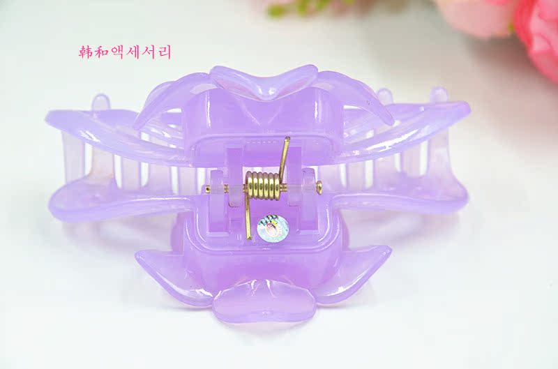 Kẹp tóc Gripper Kích Thước Lớn Bath Clip Jelly Loạt Medium Mát Clips Adult Tóc Phụ Kiện Đơn Giản Tóc Ngắn