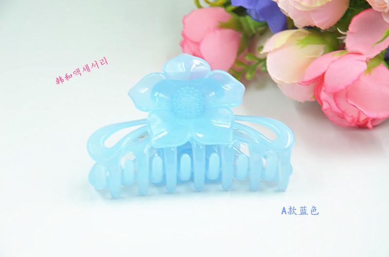 Kẹp tóc Gripper Kích Thước Lớn Bath Clip Jelly Loạt Medium Mát Clips Adult Tóc Phụ Kiện Đơn Giản Tóc Ngắn