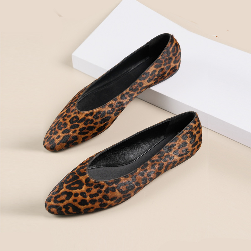 Zz·Dangdang Leopard Print Pointed Toe Shoes Versatile and Fashionable for Women 23626078 Zz·Dangdang Leopard Print Pointed Toe Shoes Versatile and Fashionable for Women 23626078