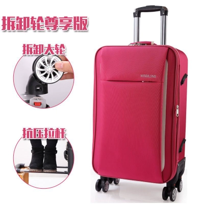 Универсальный чемодан на колесиках подходит для мужчин и женщин, ткань оксфорд, 28 дюймов, 24 дюймов, 26 дюймов