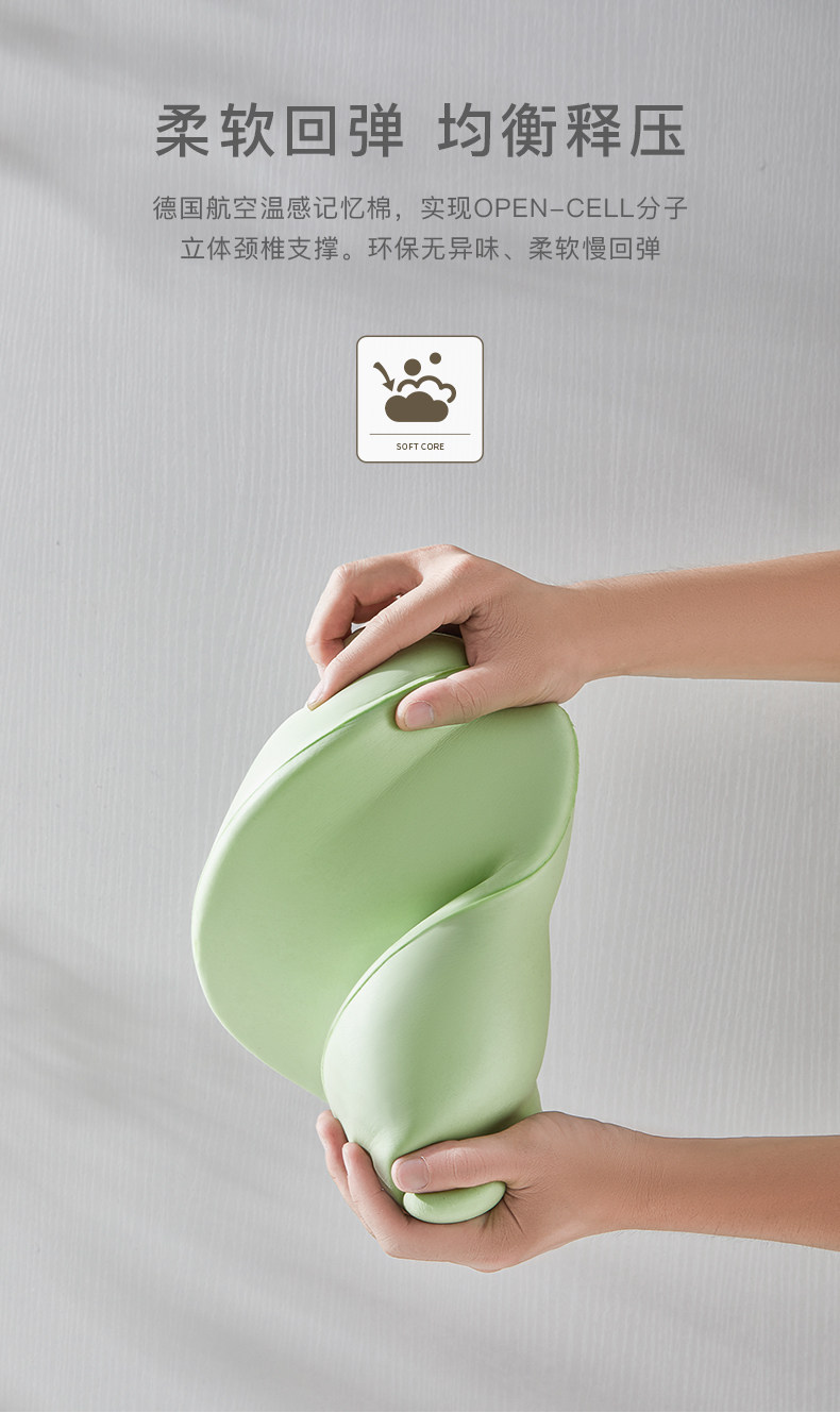斯麦欧 小芯动 依靠头枕 护颈枕头 天猫优惠券折后¥29包邮(¥89-60)2色可选 赠擦车巾+临时停车号码牌