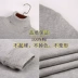 Áo len cao cổ mùa thu cotton nam phiên bản Hàn Quốc của xu hướng tự tu luyện áo len liền thân màu học sinh mùa đông nam Áo len cổ tròn