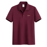 Хлопковая летняя футболка polo, трендовая универсальная футболка с коротким рукавом, коллекция 2023, с вышивкой, облегающий крой