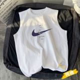 Мужской хлопковый летний жилет, баскетбольная рубашка для спортзала, футболка без рукавов для отдыха, оверсайз