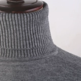 Купить товары Зимний мужской трикотаж из чистого хлопка с бархатом и утолщенными водолазками, теплая одежда и трикотаж