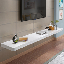 Wall shelf creative wall partition bedroom bookshelf simple modern shelf wall hanging living room decoration