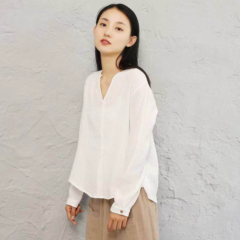 Explosive return goods self-retained deer super soft cotton spring shirt