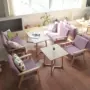 Bàn cafe dài thoáng khí bàn văn phòng bàn thảo luận bàn tiếp tân cửa hàng bàn sofa bàn tròn bàn trà sữa - FnB Furniture 	chân bàn inox	