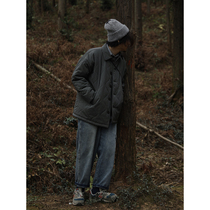 Crisis youth gourd car line quilted cotton jacket men and women Japanese retro winter leisure loose cotton coat tide