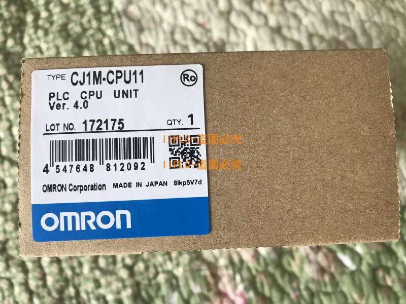 Omron Cjim Cj1M-Cpu11 12 13 -Etn Ent Cpu21 22 23 15-Month Warranty