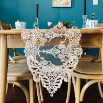 New European lace Dining table table flag bucket cabinet Shoe cabinet dust cover towel TV cabinet Coffee table table flag Girl heart tablecloth