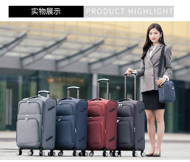 Xe đẩy trường hợp phổ wheel vải 20 vali nam 24 sinh viên hộp mật khẩu nữ nội trú du lịch vali hành lý túi 28 inch giá vali kéo
