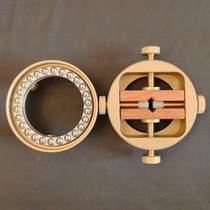 2024 Latest Split Four Axes Seal Engraving Print Bed High-end Engraving Lettering Starter frosted pure copper 360-degree rotation