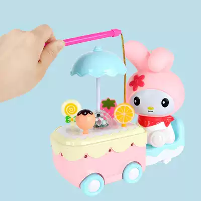 Children's ice cream car electric universal lantern High-quality music lighting cartoon universal candy holiday gift toy