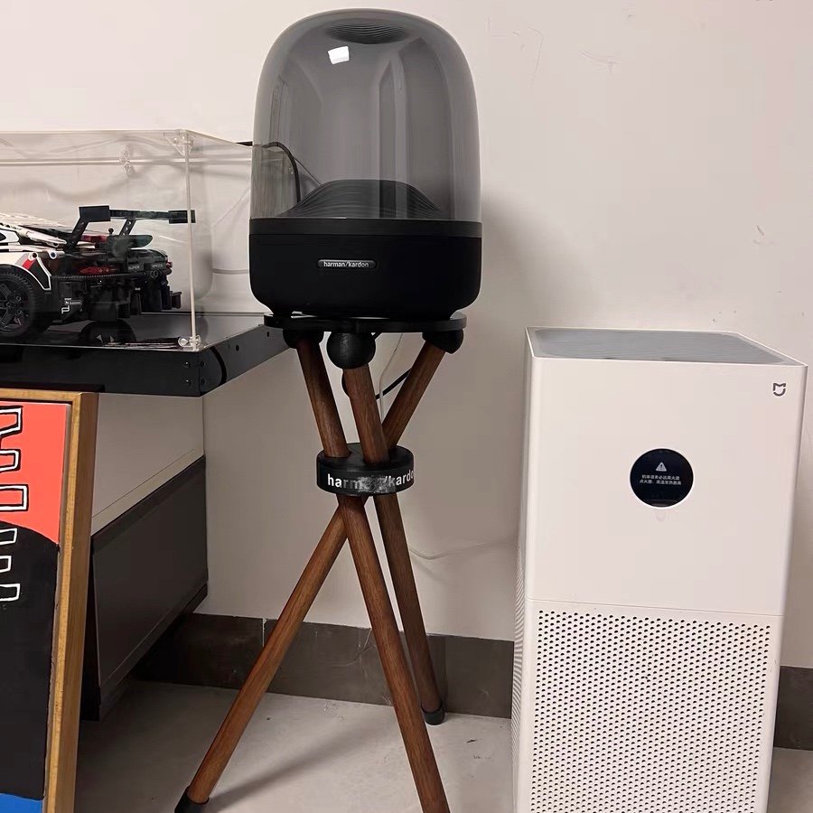 (Sanmu) Harman Kardon glass 2nd generation 3rd generation 4th generation speaker dedicated solid wood thickened non-slip audio bracket