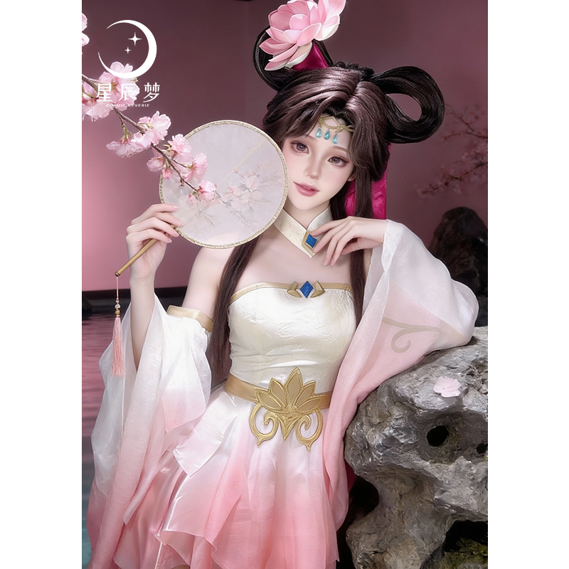 貂蝉 Original Skin Cos Costume, King of Glory Peerless Dancer Set, Accessories and Props, Original Design, New Release, Fast Delivery