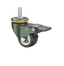 Upper Lung Size JDF-40 50 75100125 medium carrying castors-wire rod universal with plastic double brake type