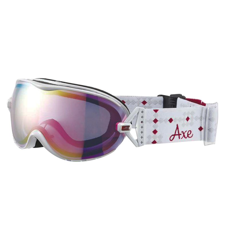 Japan AXE Women's Double Windproof Anti-Fog Comfort Ski Mirror Suitable for Asians' Face Type