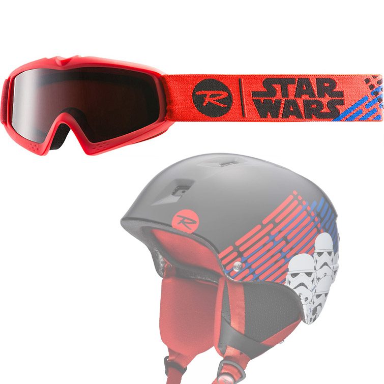 Spot French brand ROSSIGNOL Golden Rooster children ski goggles windproof anti-fog ski mirror Star Wars