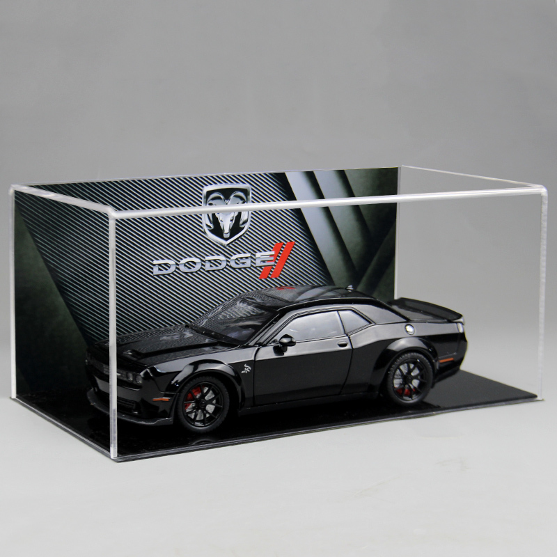 Daoqi Hellcat Srt American Muscle Car Model Alloy Simulation Toy Car Ornament Birthday Gift for Boys